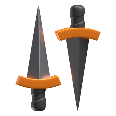 3D Throwing Knifes 3D Graphic