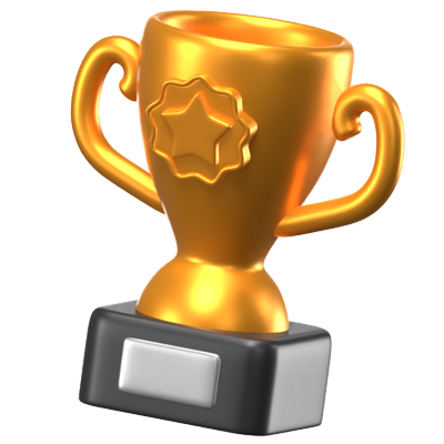 Trophy 3D Icon Model 3D Graphic