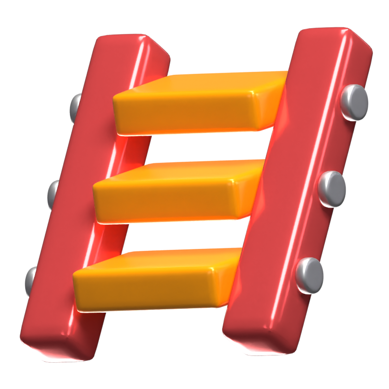 Ladder 3D Icon Model