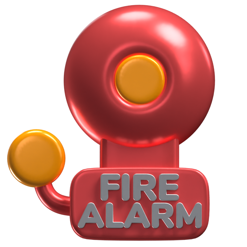 Alarma contra incendios Modelo 3D