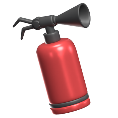 3D Fire Extinguisher Model 3D Graphic