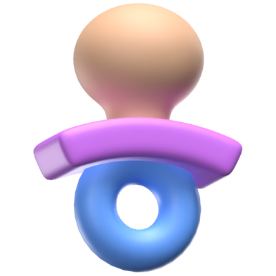 3D Baby Nipple 3D Graphic