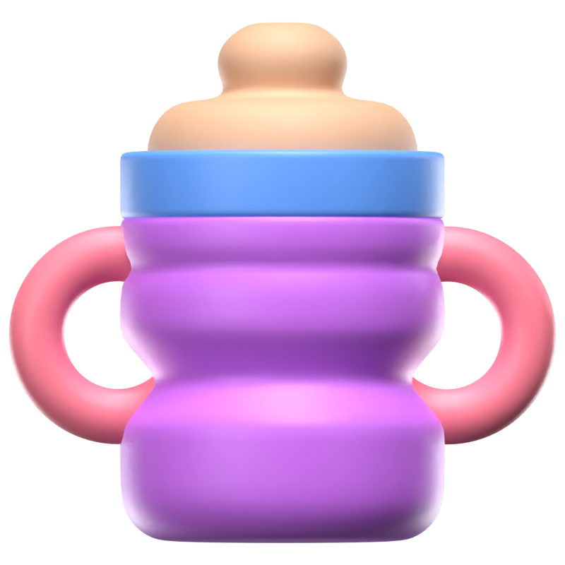 Nursing Bottle 3D Icon Model