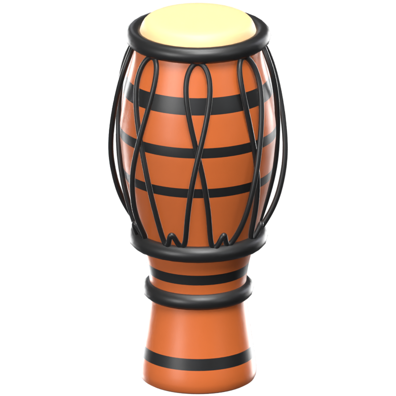 Atabaque Music Instrument 3D Icon 3D Graphic