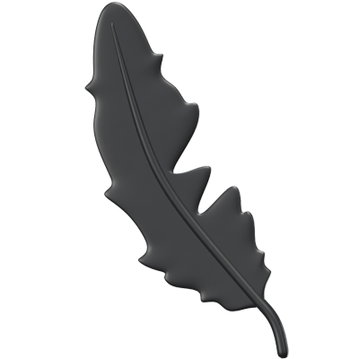 3D Feather Icon Model 3D Graphic
