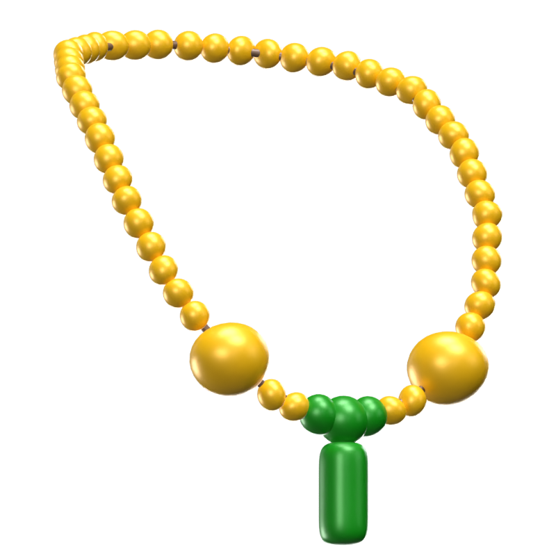 3D Necklace Icon Model 3D Graphic