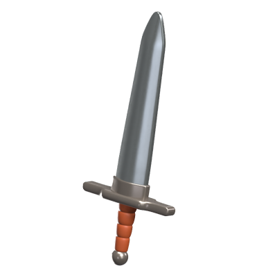 Medieval Sword 3D Icon Model 3D Graphic