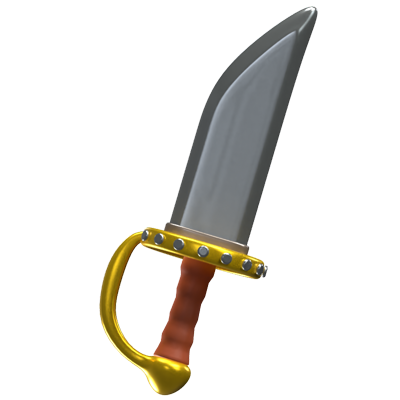 3D Saber Sword Icon Model 3D Graphic