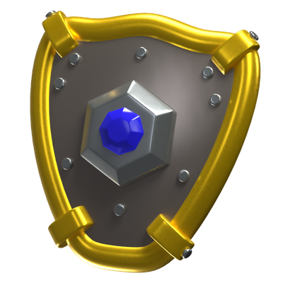 Shield 3D Game Item Model 3D Graphic