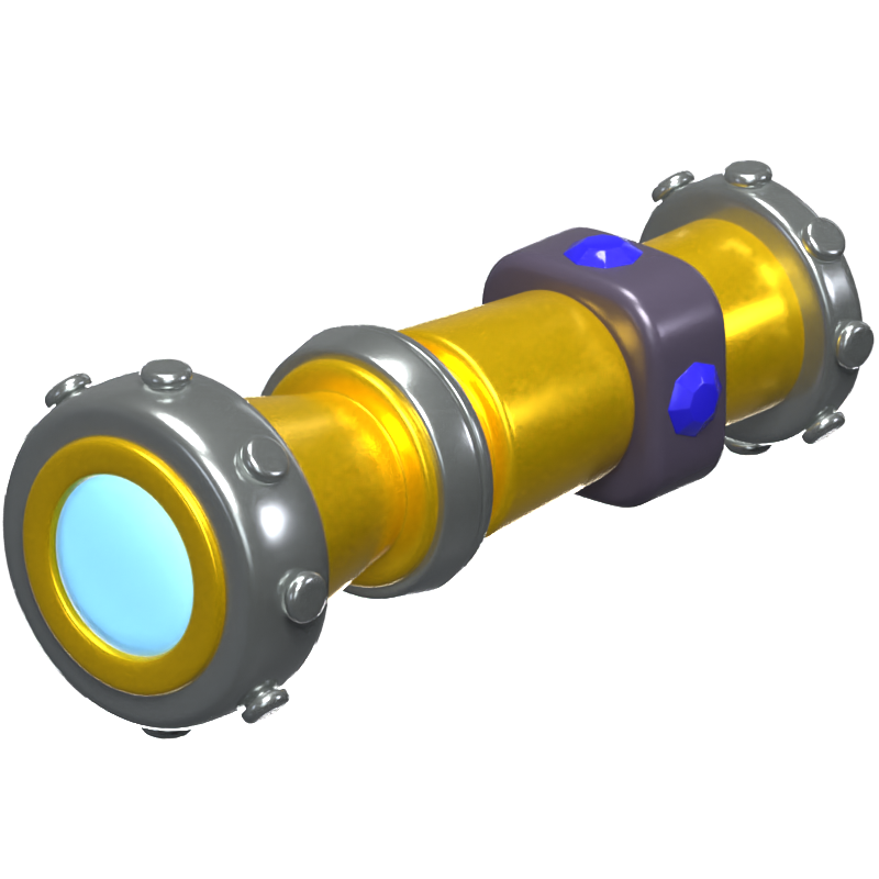 Telescope 3D Game Item