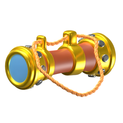 Binoculars 3D Icon Model 3D Graphic