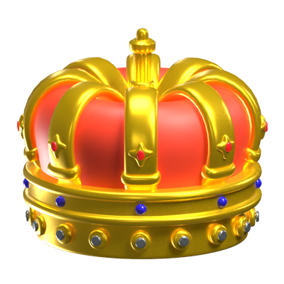 Crown 3D Icon Model 3D Graphic
