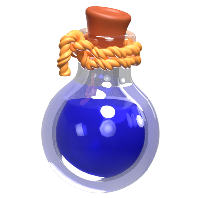 Potion 3D Icon Model 3D Graphic
