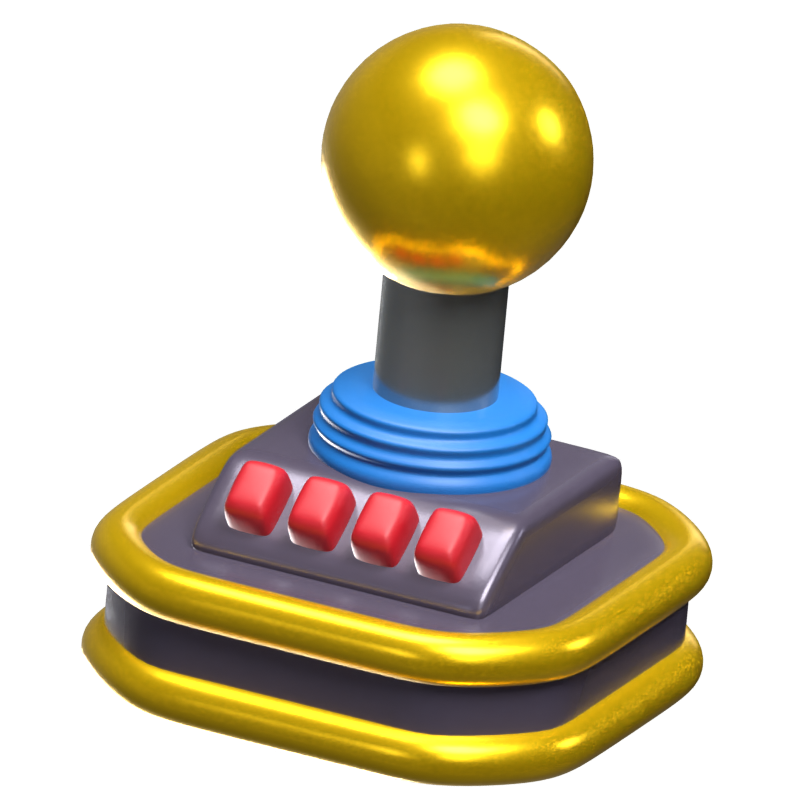 Joystick 3D-Symbol Modell