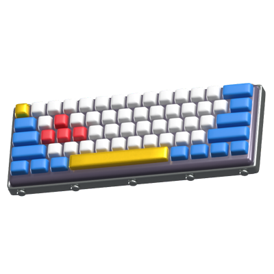 Keyboard 3D Icon Model 3D Graphic