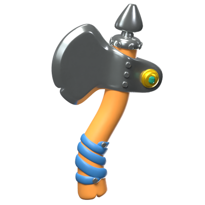 Axe 3D Game Weapon 3D Graphic