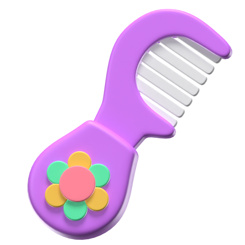 3D Baby Hair Comb