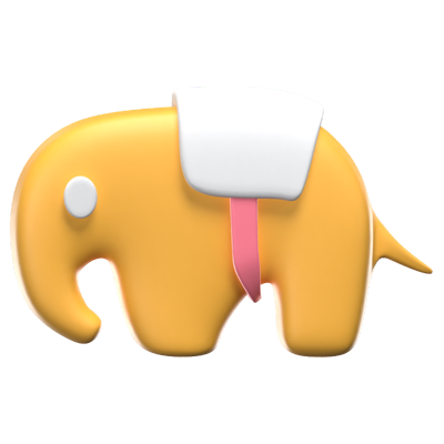 Elephant Toy 3D Icon Model 3D Graphic