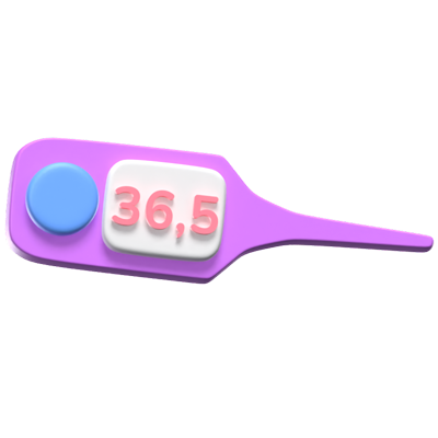 Thermometer 3D Icon Model 3D Graphic