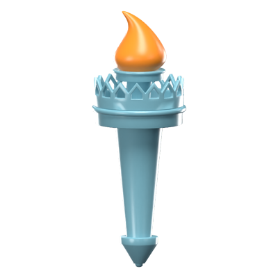 3D Liberty Statue Torch 3D Graphic