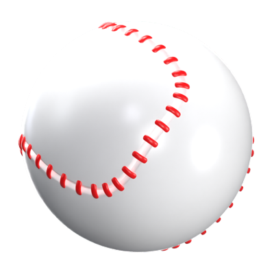 3D Baseball Ball Model 3D Graphic