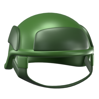 3D Military Helmet 3D Graphic