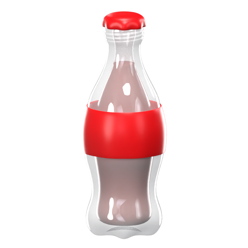 Eine Flasche Cola 3D-Symbol