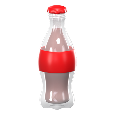 A Bottle Of Cola 3D Icon 3D Graphic