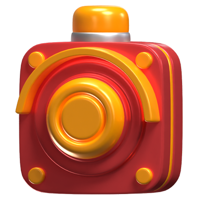 Emergency Button 3D Icon 3D Graphic