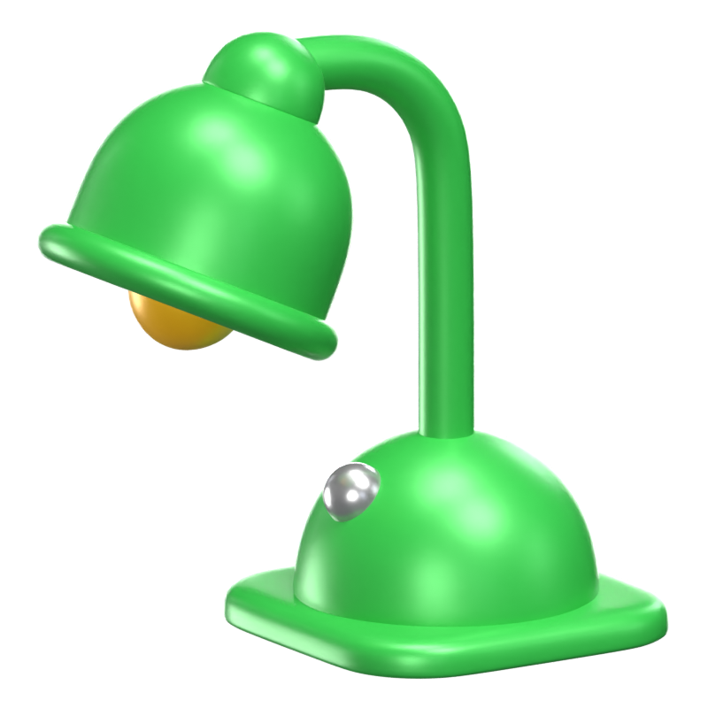 Tischlampe 3D Icon Modell