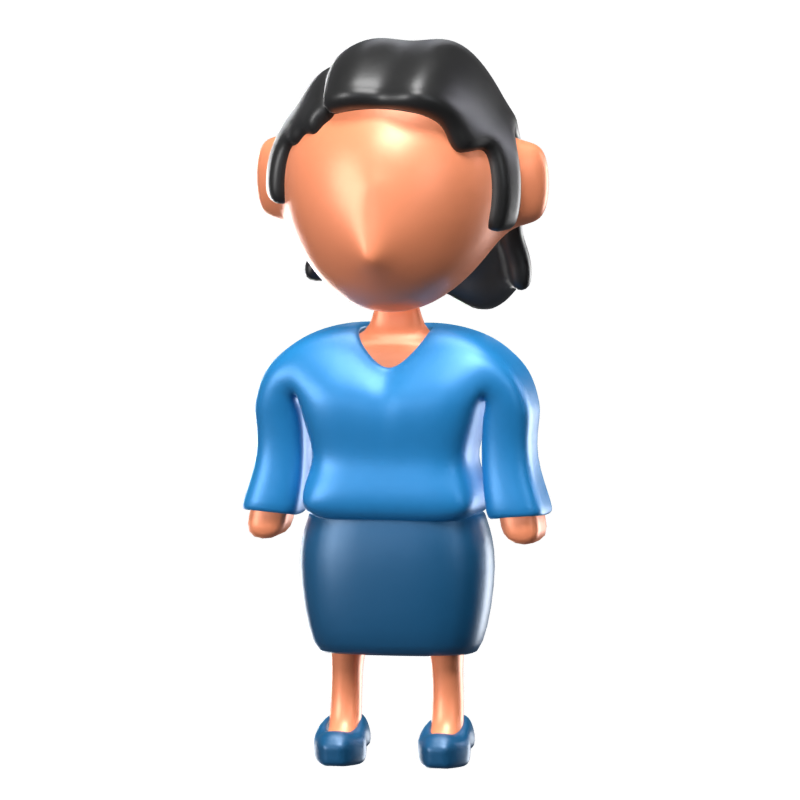 Female Teacher 3D Icon Model 3D Graphic