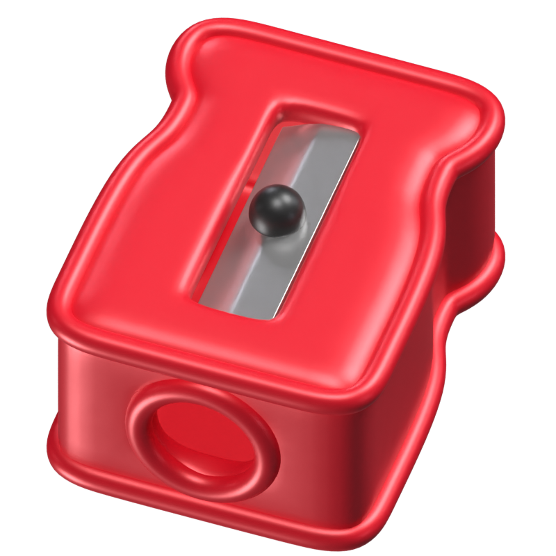 Pencil Sharpener  3D Icon Mode 3D Graphic