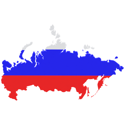 3D Russian Territory Model 3D Graphic