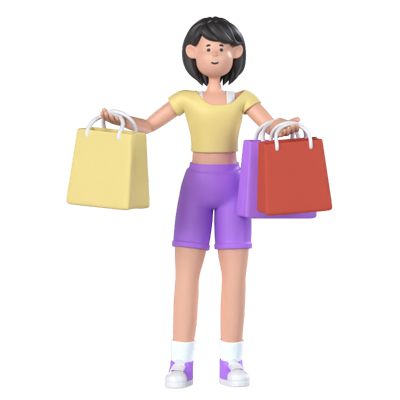 Shopping 3D Graphic
