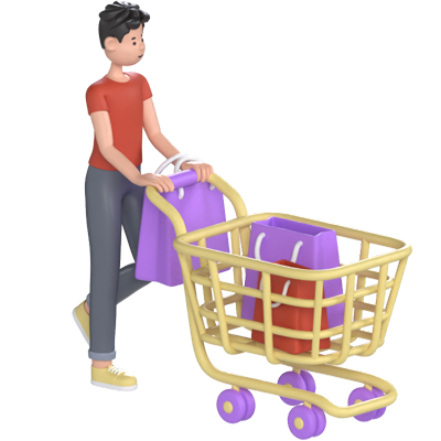 Shopping 3D Graphic