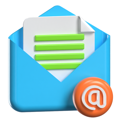 Email 3D Animated Icon 3D Graphic