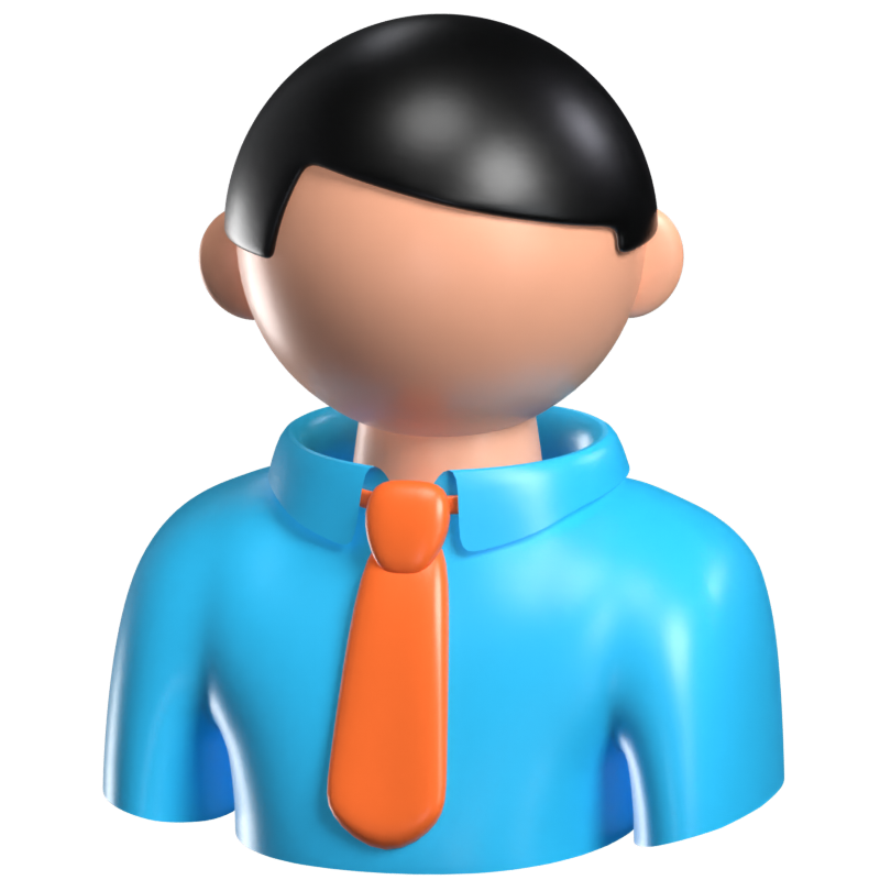 Perfil de usuario Icono animado en 3D 3D Graphic