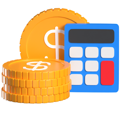 Budget 3D Animated Icon 3D Graphic