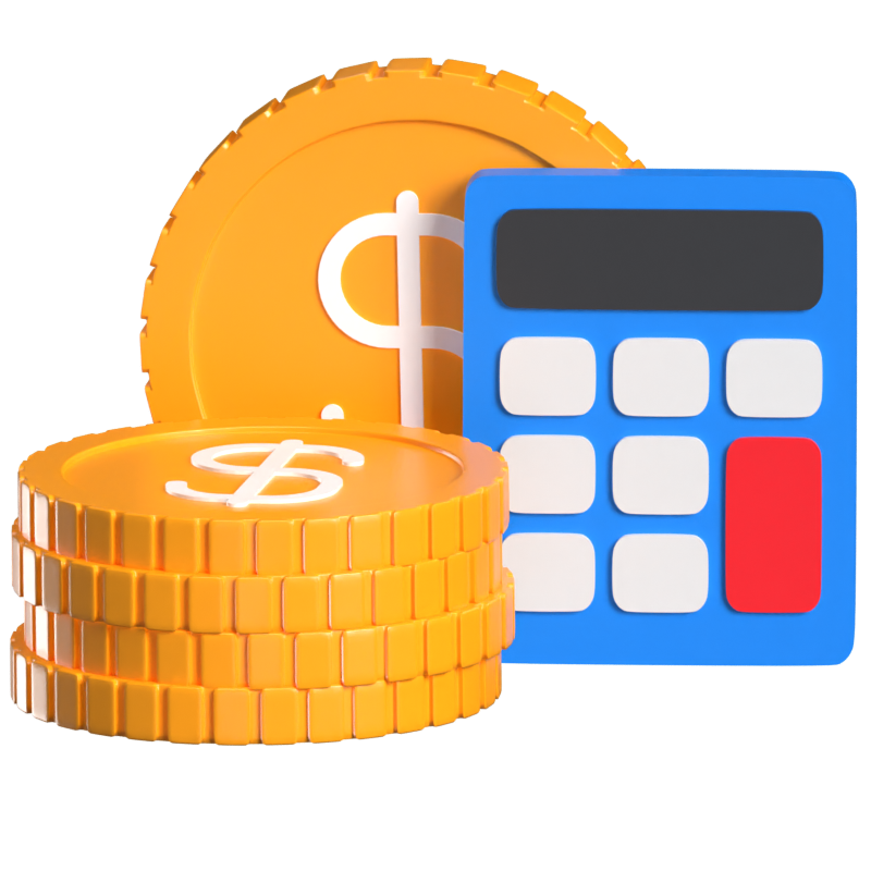 Budget 3D Animated Icon 3D Graphic