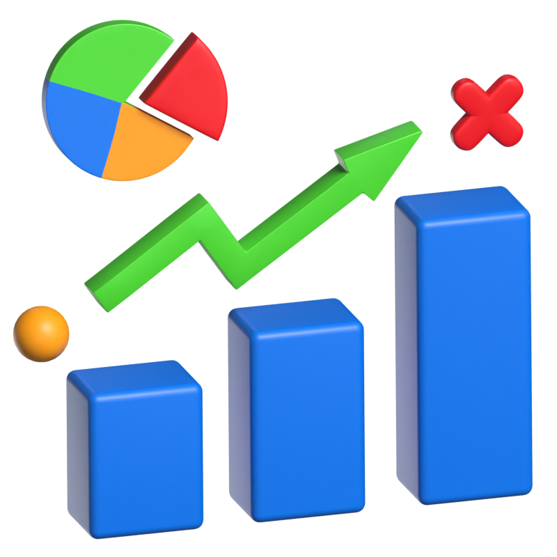 Estrategia de ventas Icono animado en 3D 3D Graphic