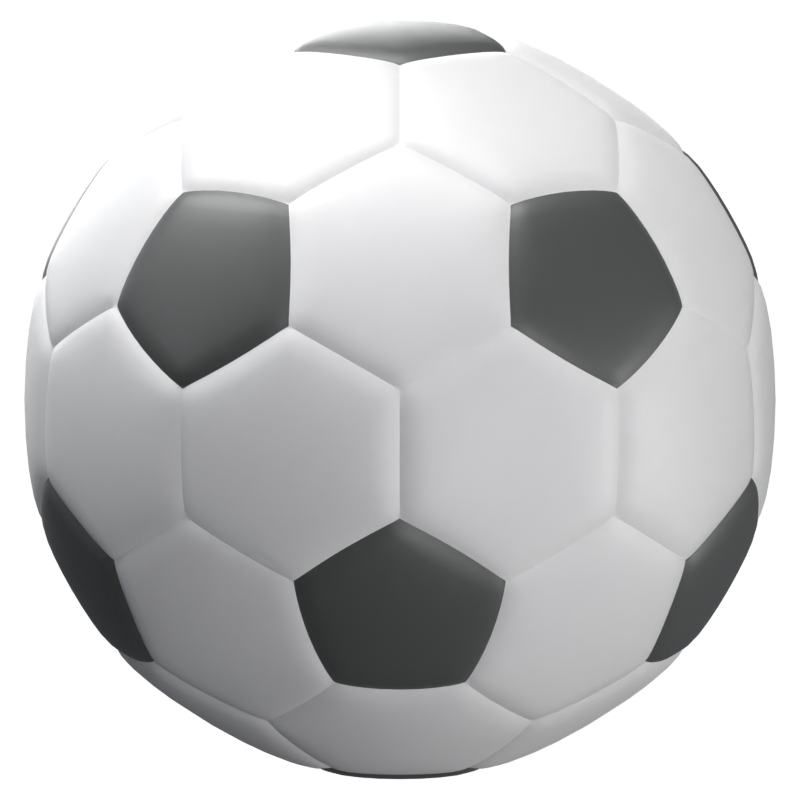 3D-Fußball-Symbol-Modell