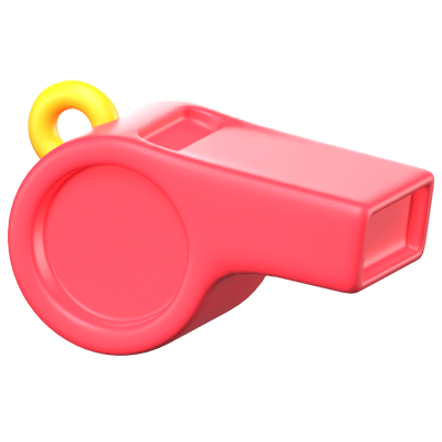 Whistle 3D Icon Model 3D Graphic