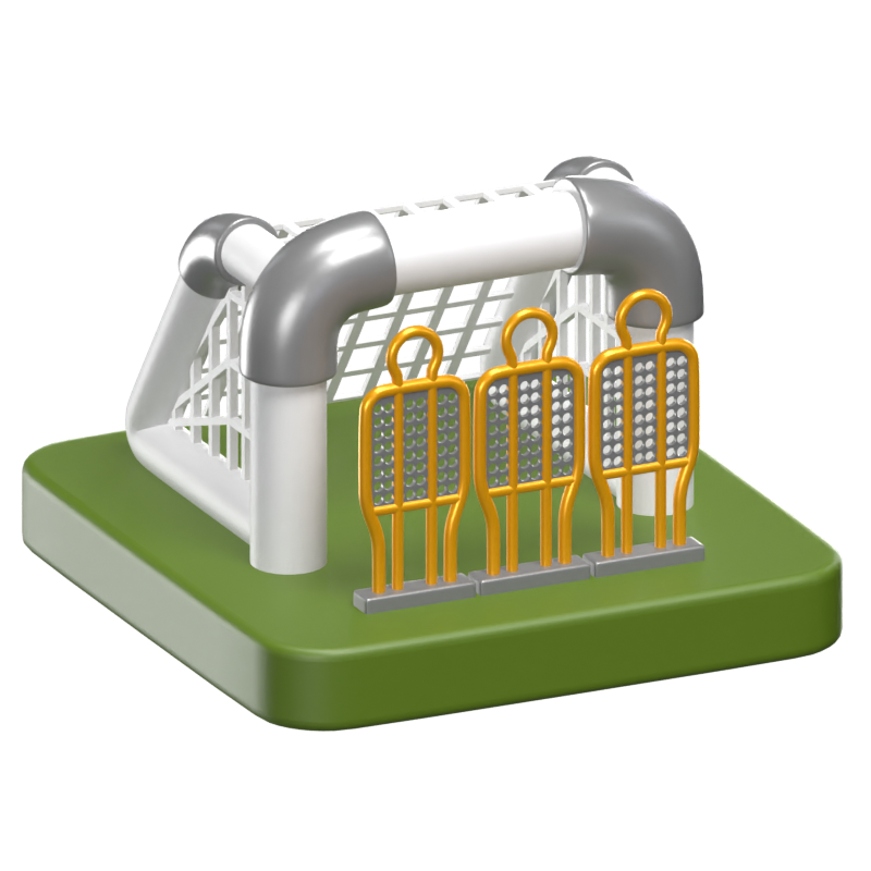 Free Kick 3D Icon Model