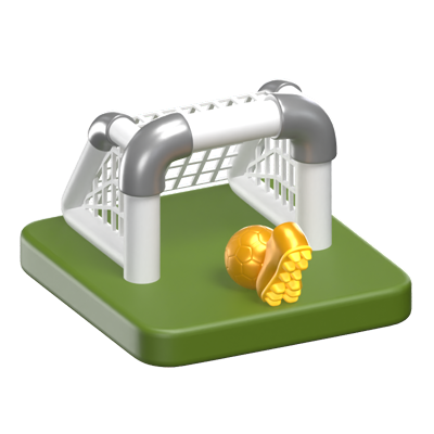 Penalty Kick 3D Icon Model 3D Graphic