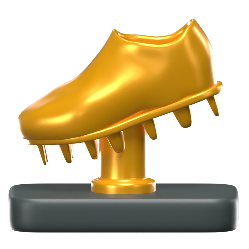 Trofeo Bota de Oro 3D