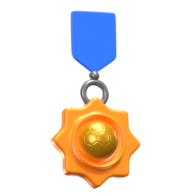 3D World Cup Medal 3D Graphic