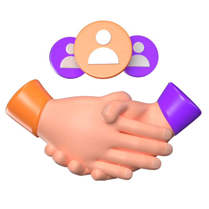 Customer Relationship 3D Animated Icon 3D Graphic