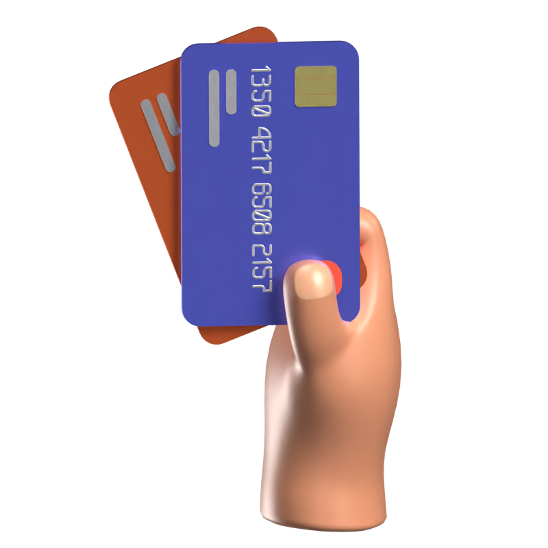 Credit Card 3D Animated Icon 3D Graphic