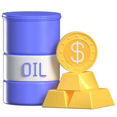 Commodity Money 3D Animated Icon 3D Graphic