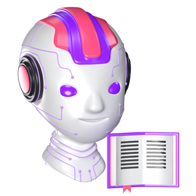 Supervised Learning 3D Animated Icon 3D Graphic